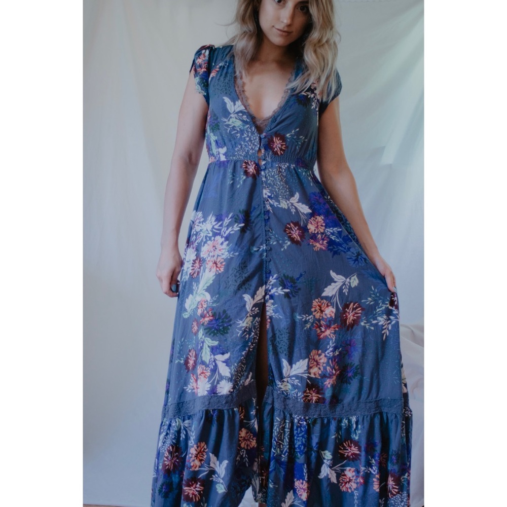 Jaase Floral Blue Summer Dress